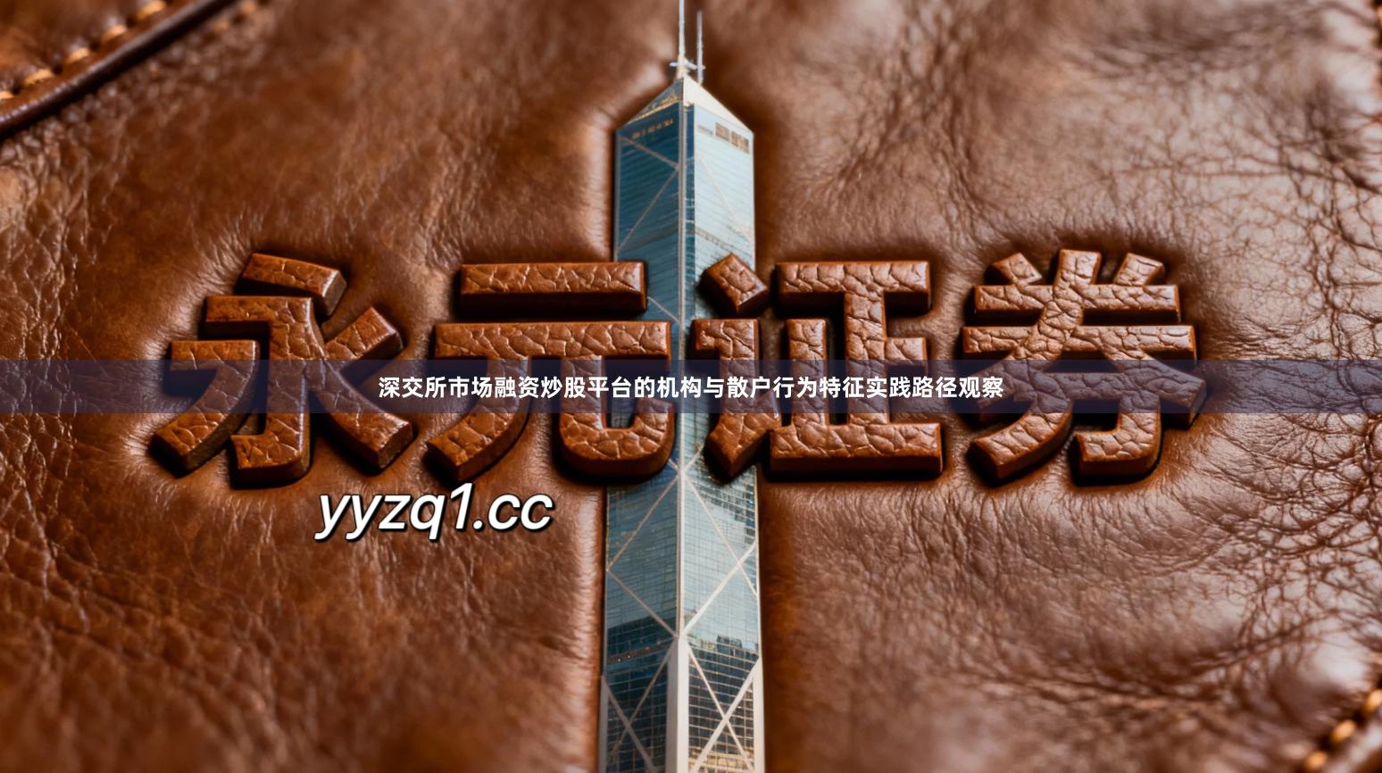 深交所市场融资炒股平台的机构与散户行为特征实践路径观察